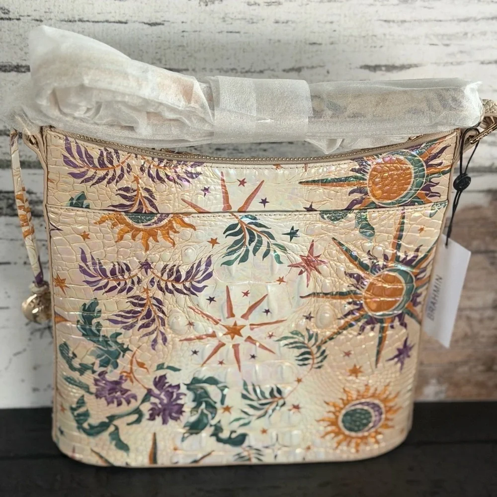 Brahmin Katie vitality crossbody NWT moon stars Sun price firm - Picture 6 of 10